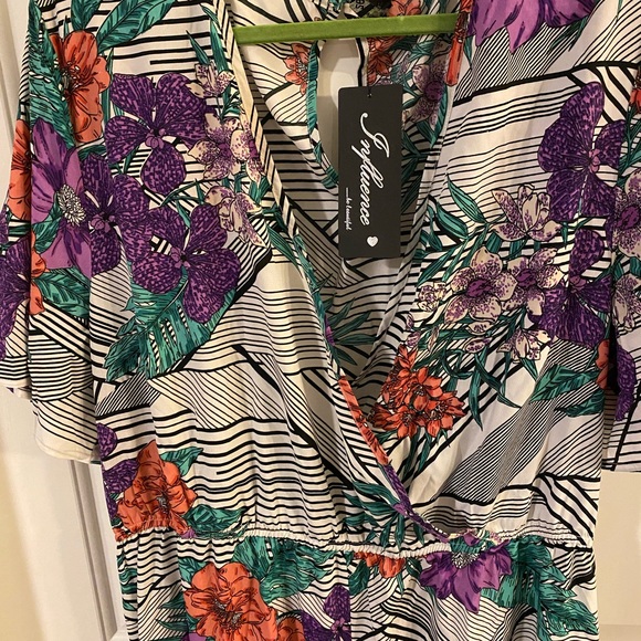 ASOS Influence Plus Culottes Jumpsuit - Picture 5 of 8